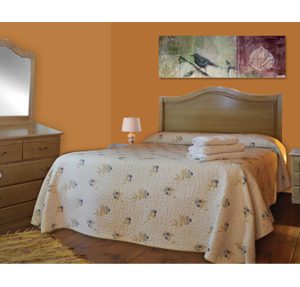 Dormitorio en madera