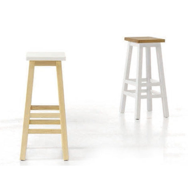 Taburete en madera de pino mod. 136 - Imagen 2
