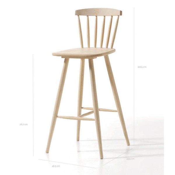 Taburete modelo 143 (Palillos)