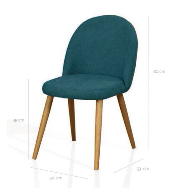 Sillón tapizado en madera de haya