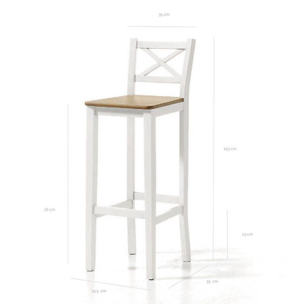 Taburete 186 modelo Cruz - Imagen 2